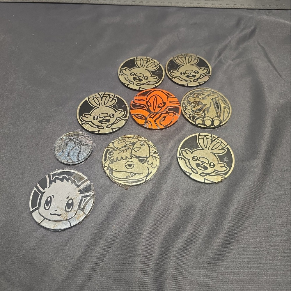 Pokemon Jumbo Coin Bundle Of 8 Pcs